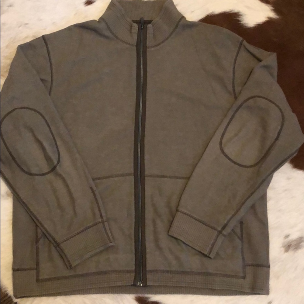 Lightweight full zip sweater